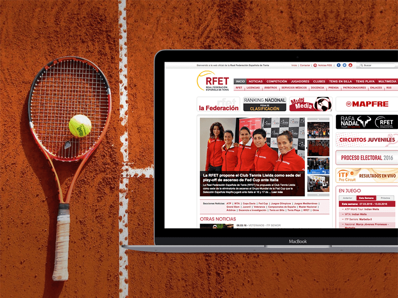 Portal RFET Reial Federaci Espanyola de Tennis