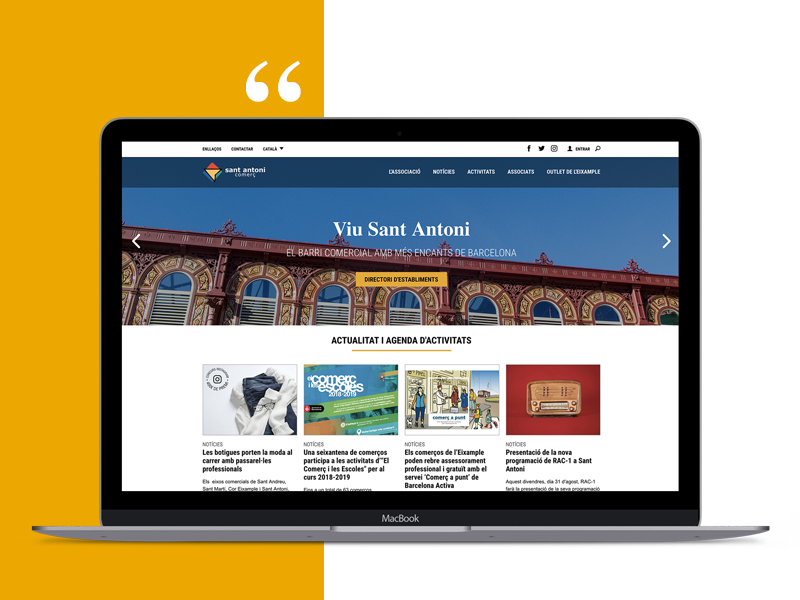Sant Antoni Comer Website